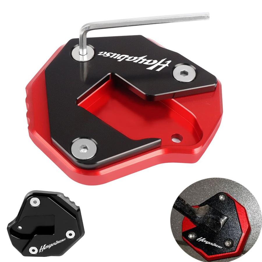 GSX1300R Kickstand Motorcycle Foot Side Stand Extension Pad Support