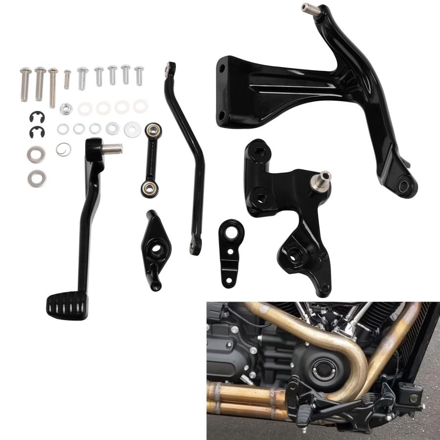 Mid Controls Brake Side For Harley Sport Glide FLSB Fat Bob FXFB 2018