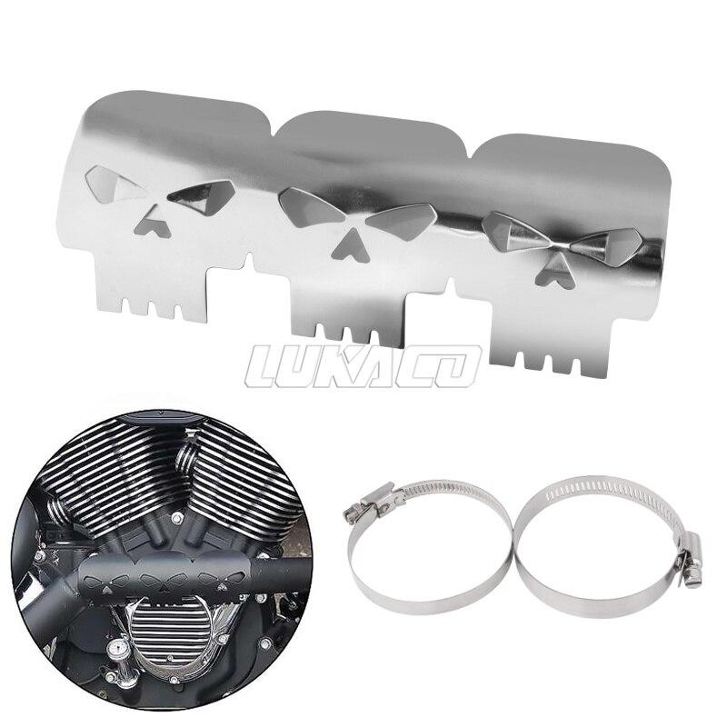 汎用品 バイク エキゾースト パイプ Heat シールド カバー マフラー プロテクター ガード Moto フィット ハーレー ホンダ ヤマハ カスタム b29619OSストア 通販