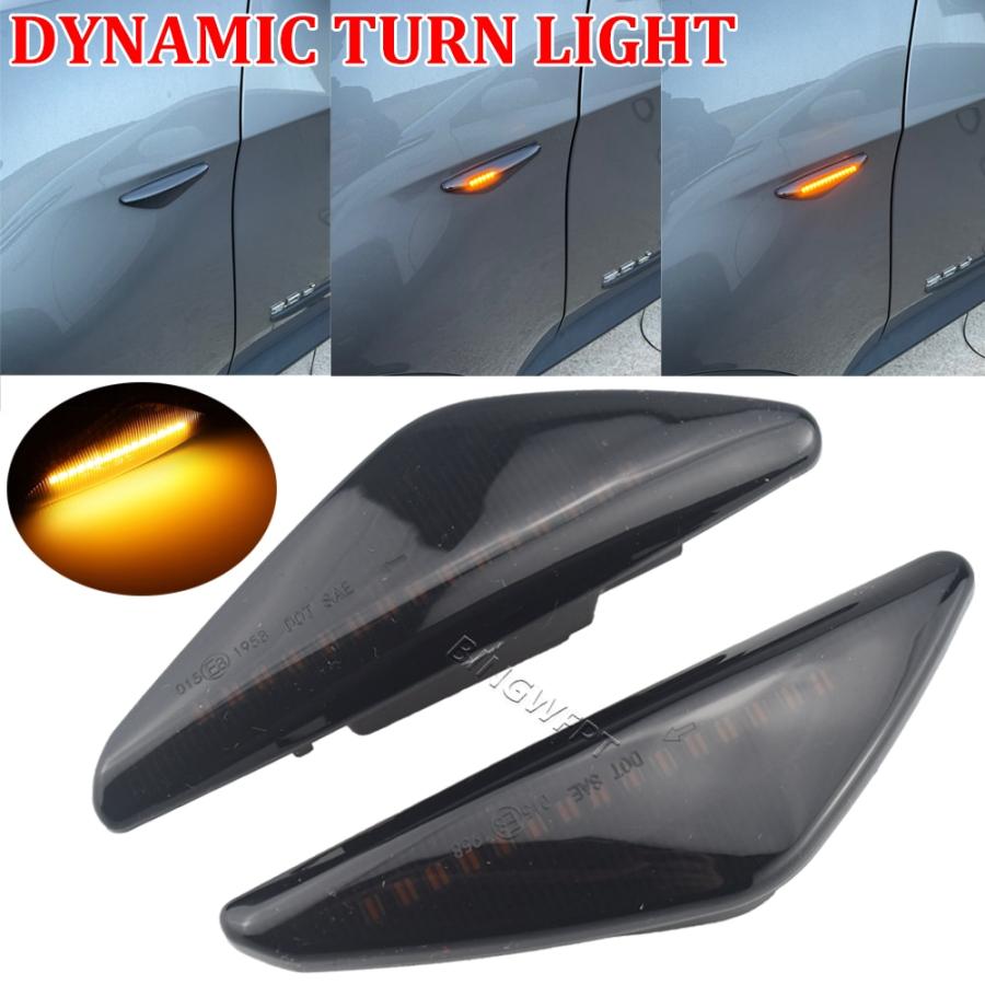 Dynamic Flowing LED Side Marker Turn Signal Light For BMW X5 E70 X6 E71