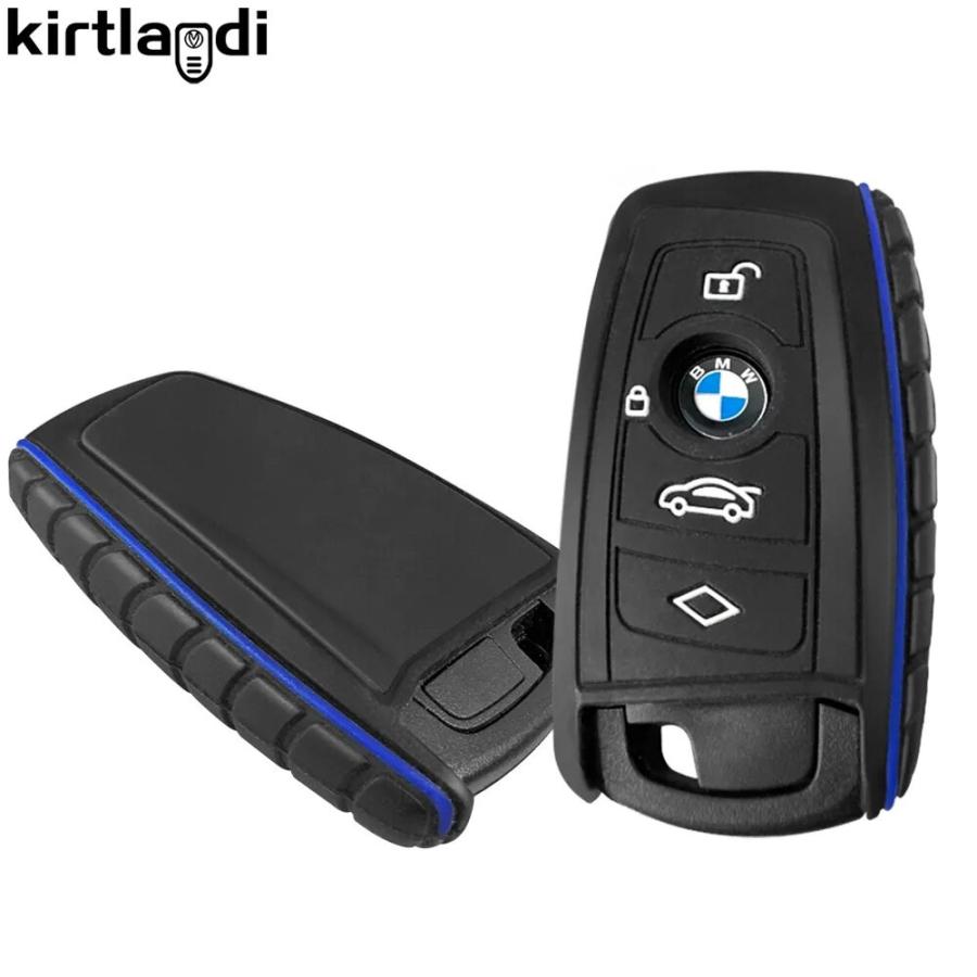 Silicone Key Case Cover Holder Keychain for F10 F20 F30 F80 X3 F25 F26 ...