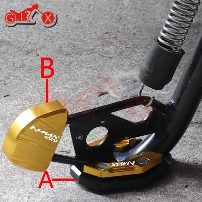 バイク ヤマハ NMAX155 NMAX125 NMAX NMAX 155 125 フット サイド スタンド パッド スタンド Kick