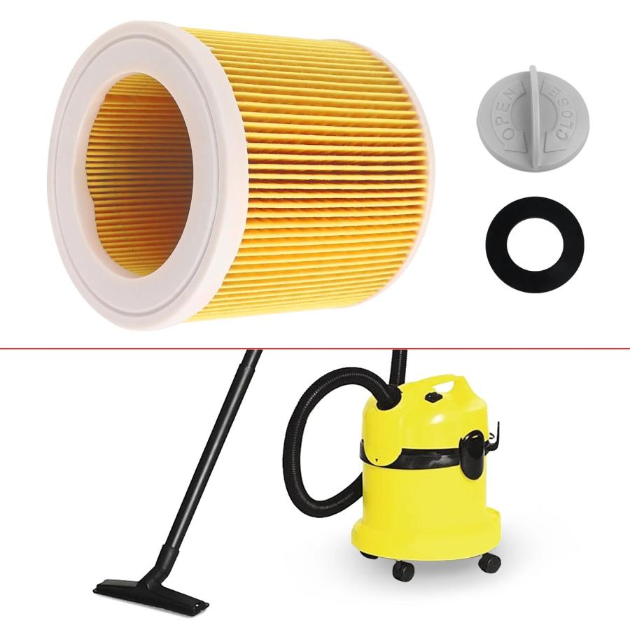 エアー フィルタ― Wet Dry Vacuum クリーナー tridge フィルタ― Karcher WD3 WD2 WD2250 MV2