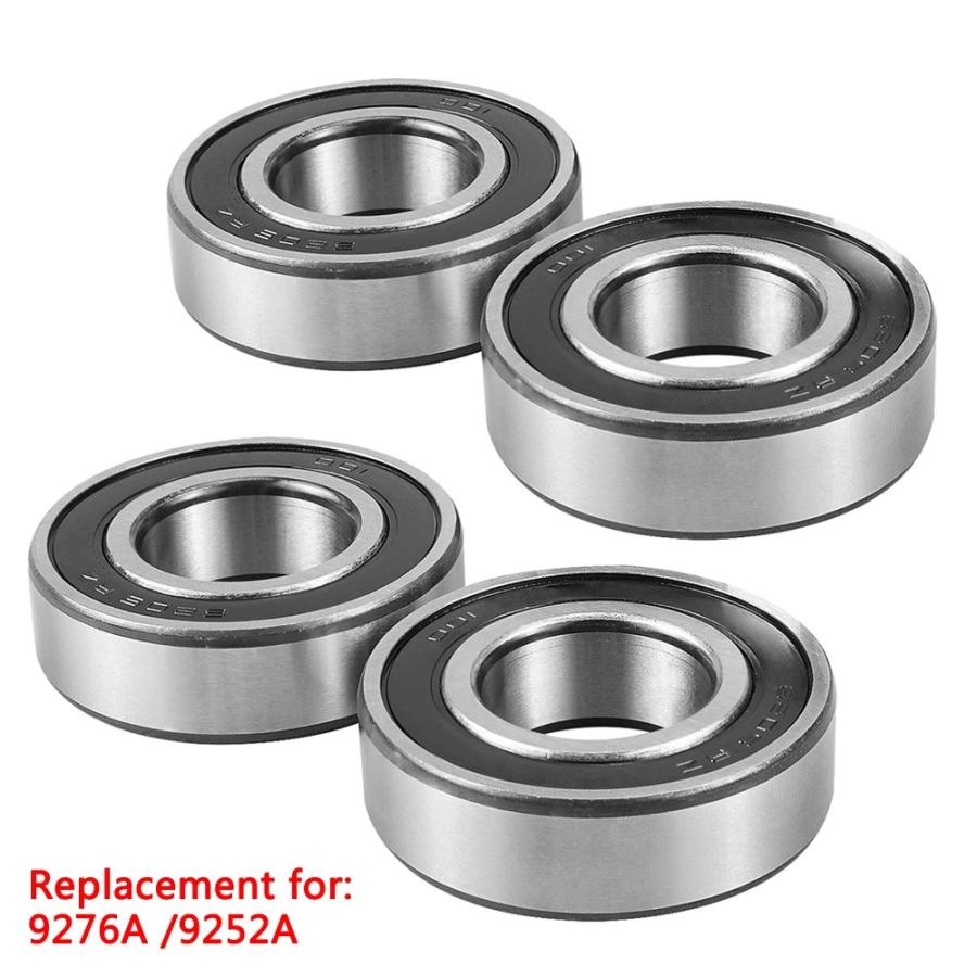 Replace 9276A 9252A Rear Wheel Bearings Seal Kit for Harley Dyna Fat