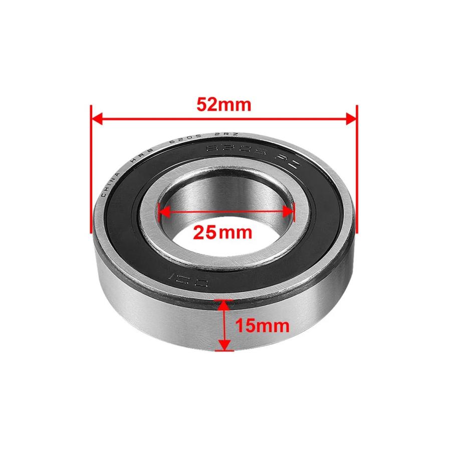 Replace 9276A 9252A Rear Wheel Bearings Seal Kit for Harley Dyna Fat