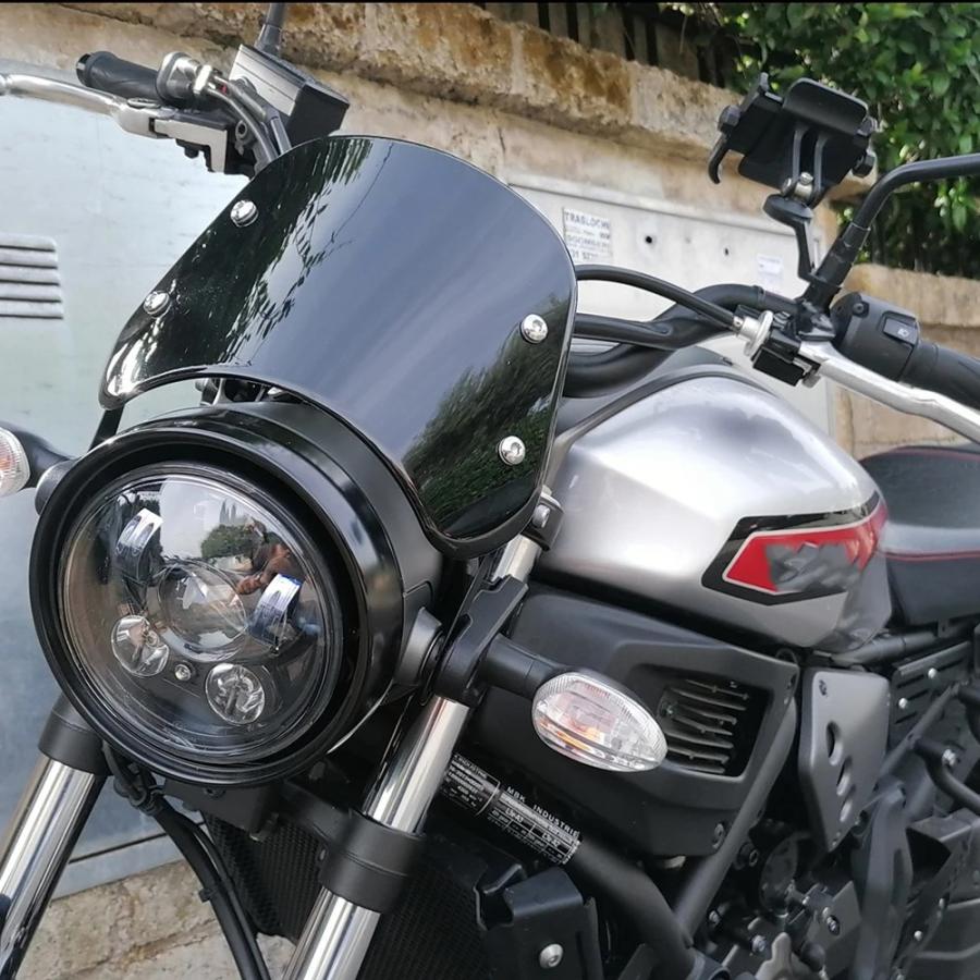 SWVYDC Windschutzscheibe Für Yamaha XSR - Spoilerscheibe Aus ABS Kunststoff