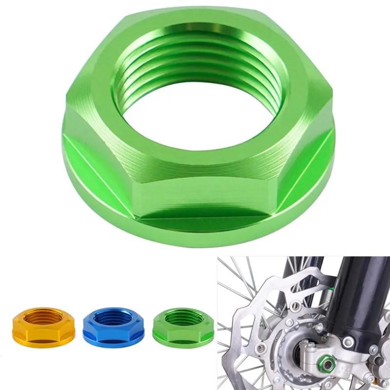 M18XP1.5 フロント Axle Shaft ロック Nut カワサキ KX125 KX250 2004年2008年 KX250