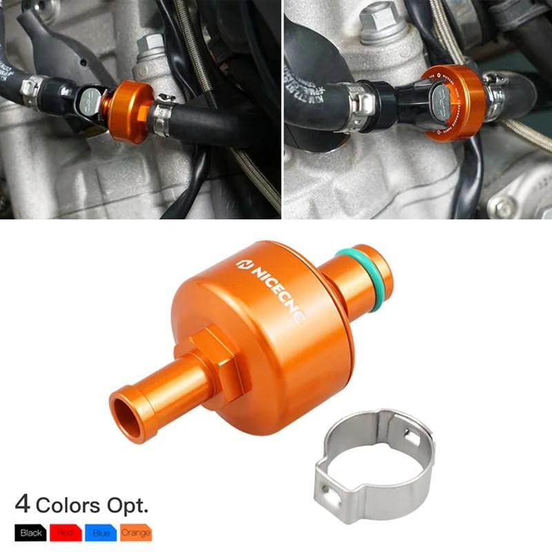 CNC Quick Disconnect Fuel Filter For KTM 250 300 EXC XC XCW TPI SIX
