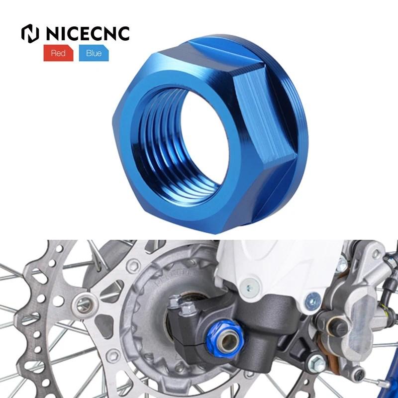 M16 フロント ホイール Axle Shaft ロック Nut スクリュー ヤマハ WR250F WR450F 0618 YZ125