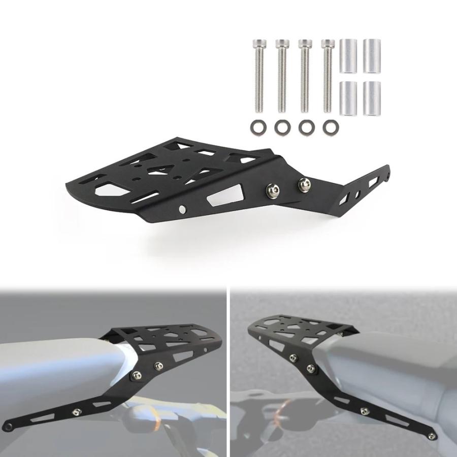 Motorcycle Steel Rear Luggage Rack Holder Rear Seat Luggage Rack