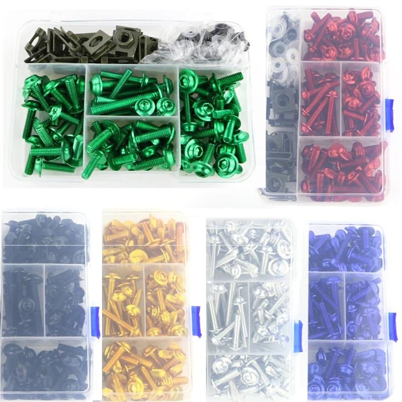 CNC アルミ フェアリング Bolt スクリューs キット フィット カワサキ ニンジャ ZX6R ニンジャ ZX10R ニンジャ ZX