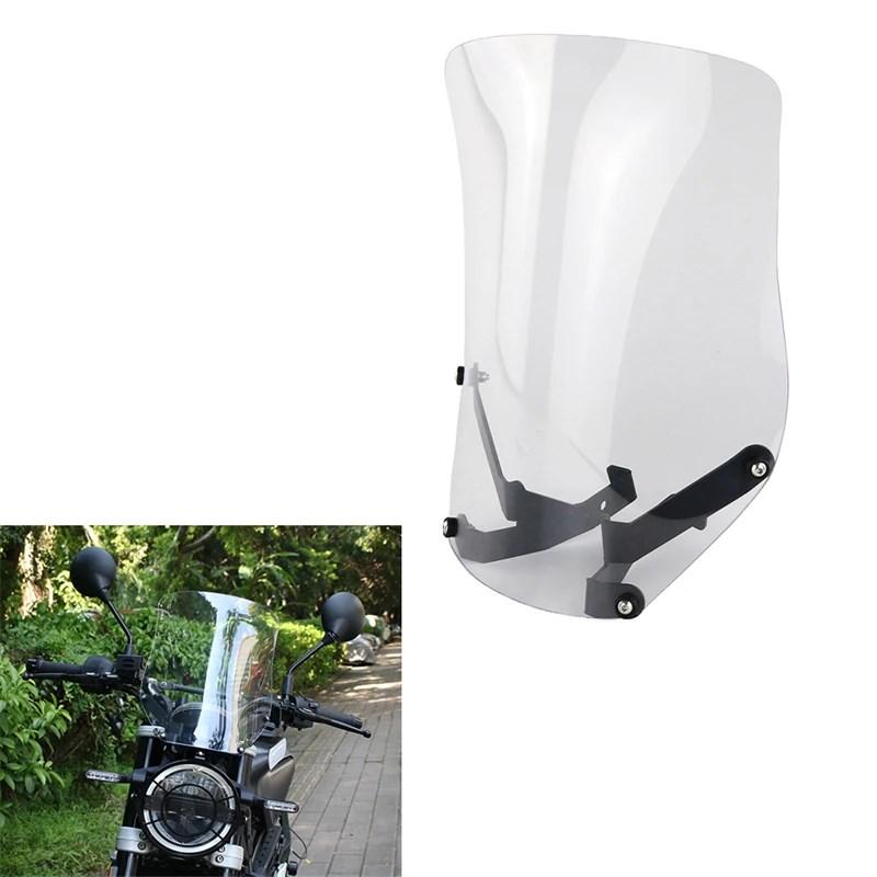 Motorcycle Windshields Deflectors Windscreen Fit For Husqvarna Vitpilen 401 Svartpilen 401 2017