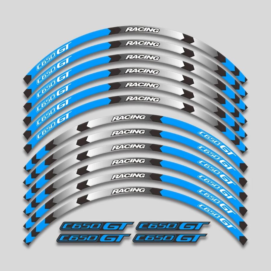 BMW C650GT C 650GT 650 c650 gt バイク ホイール Hub ステッカー リム リフレクター 反射 Sトリップe