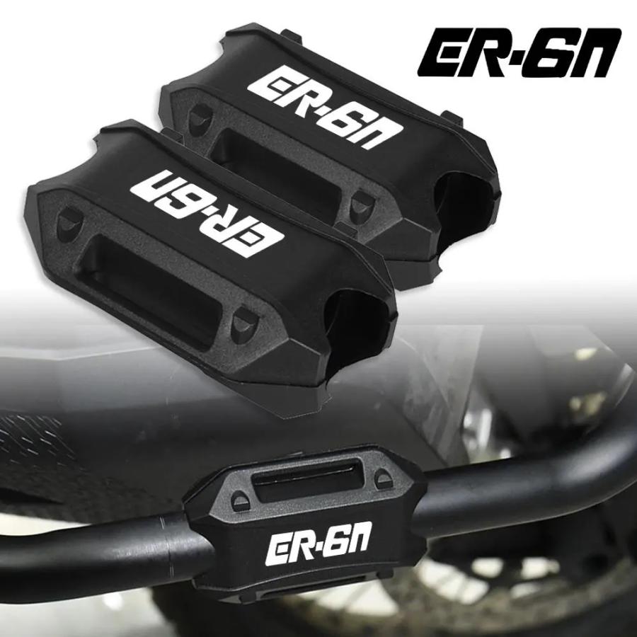 ER6N Motor ER6N 25MM Engine Bumper Decorative Guard Block Crash bar Protection For KAWASAKI ER