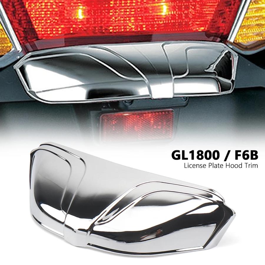 Motorcycle Accessories Chrome License Plate Hood Trim For Honda
