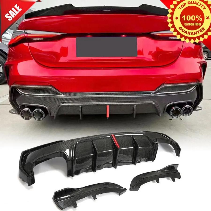 G22 G23 MSport Bumper Real Carbon Fiber Car Diffuser Bumper Splitter