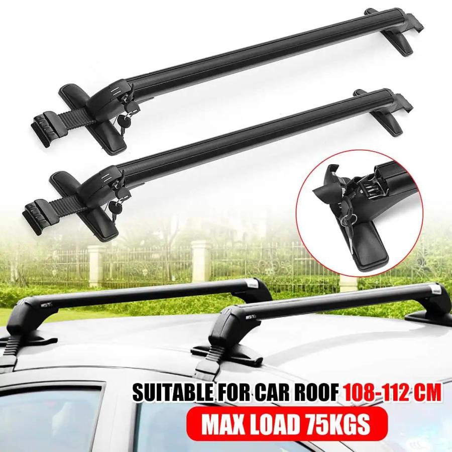 2pcs 110115cm Universal Vehicle Car Roof Mounting Rack Car Roof Racks