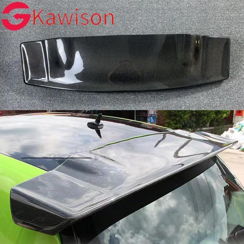 VOTEX style Scirocco Carbon Fiber Rear roof Lip Wing spoiler For