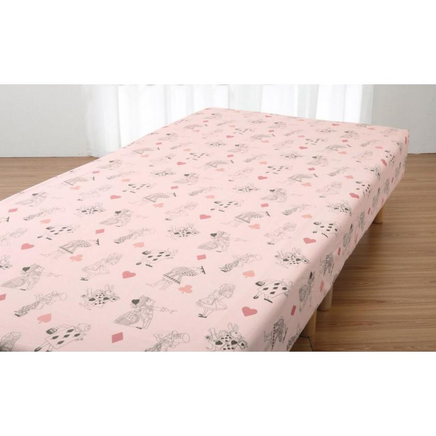 V&A ボックスシーツ　SD  不思議の国のアリス　綿100% V&A ボックスシーツSD 不思議の国のアリス綿100%