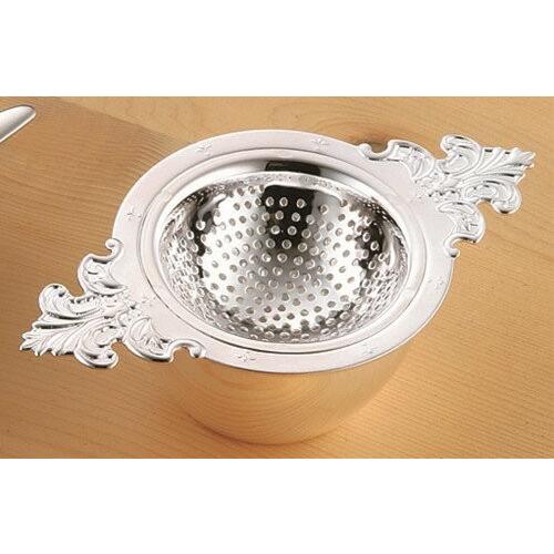 日本製 ティーストレーナーセット クイーン 銀メッキ : ティーセット