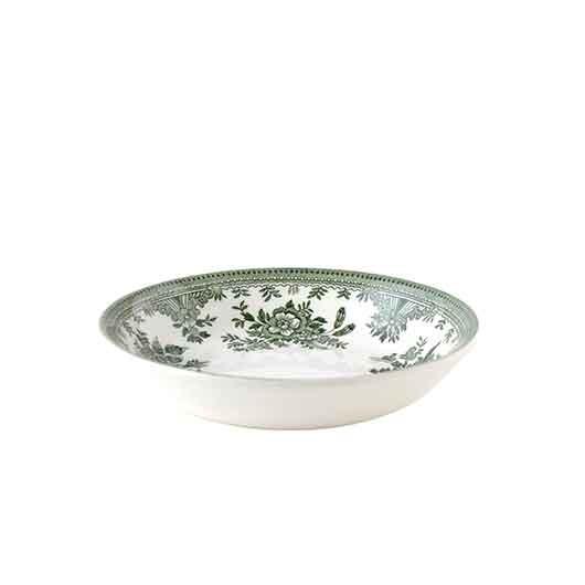 Burleigh バーレイ　アジアティックフェザンツ　フルーツプレート BURLEIGH バーレイ グリーンアジアティックフェザンツ フルーツ