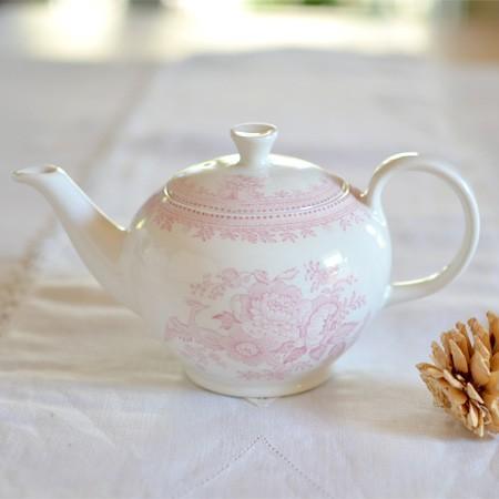 バーレイ ピンクフェリシティ　ティーポットトレイ　burleigh 新品 イギリス食器 Burleigh ピンクアジアティックフェザンツ