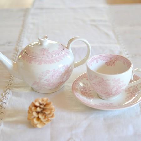 BURLEIGH（バーレイ） ピンクアジアティックフェザンツ ティーポット S