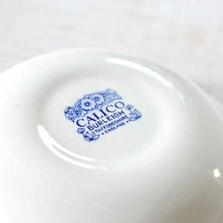 バーレイ プラムキャリコ　スープボウル　プディングボウル　バーレイ プレート BURLEIGH（バーレイ） ブルーキャリコ スープボウル : ティーセット
