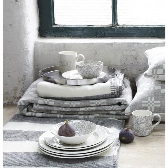 BURLEIGH（バーレイ） ダブグレイ キャリコ フルーツプレート : ティー