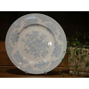 ⭐️美品 Burleigh アジアンティックフェザンツ プレートS イギリス食器 Burleigh ブルーアジアティックフェザンツ