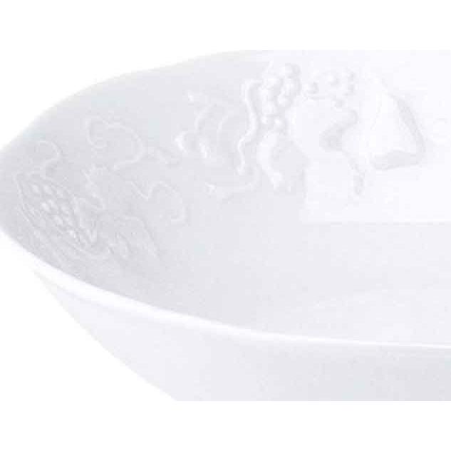 APILCO ホワイト 割引 丸型皿4枚セット 直径約29センチ フォンテ19.5