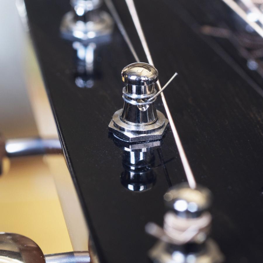 Waverly #14060 Nickel, 3L/3R ハイ レシオ ギター チューナー 21:1 
