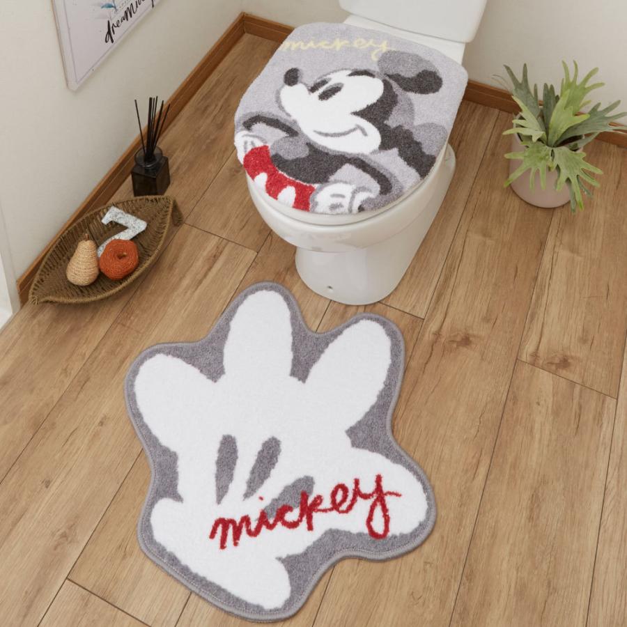 ミッキー トイレ2点セット トイレタリー トイレフタカバー トイレマット 温水洗浄便座用 キャラクター ミッキーマウス Disney Sb 567 D インテリア Angie アンジー 通販 Yahoo ショッピング