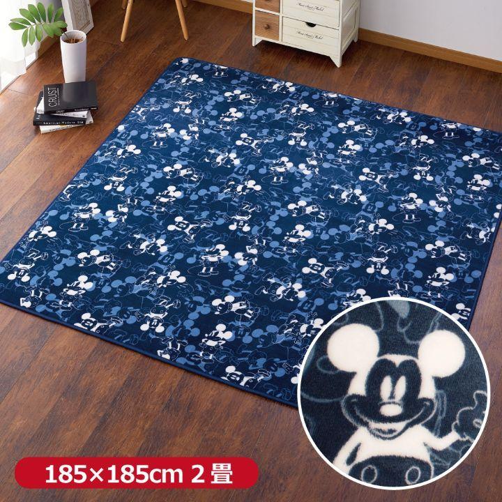 ミッキー マウス ラグ 2畳 185cm 185cm マット 洗える ホットカーペットカバー キャラディズニー Sb 515 D インテリア Angie アンジー 通販 Yahoo ショッピング