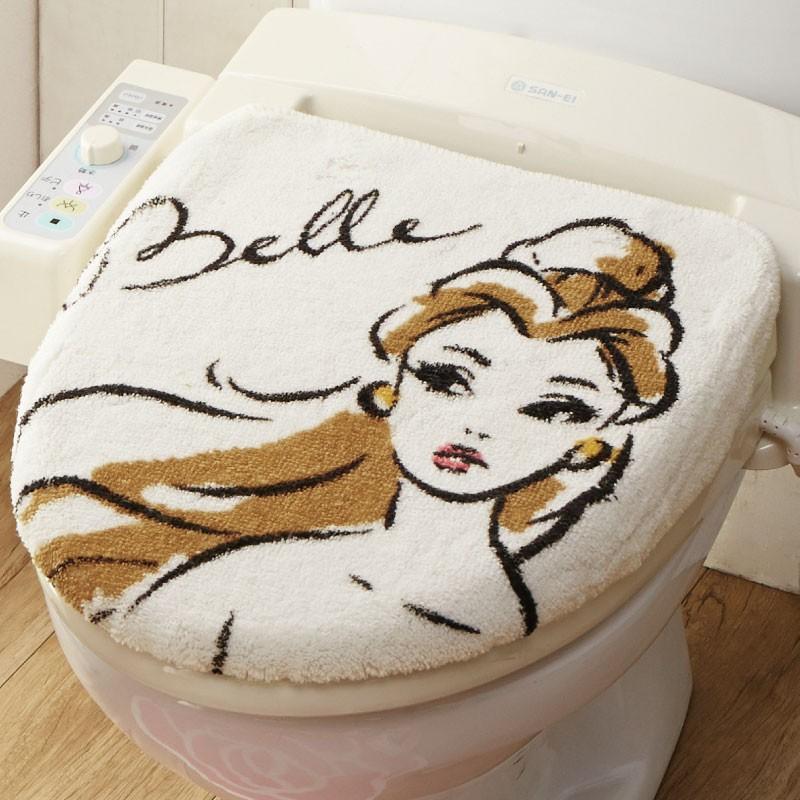トイレマット 4点セット美女と野獣 ベル トイレフタカバー トイレカバー スリッパ トイレットペーパーホルダーカバー ディズニープリンセス Disney ディズニー インテリア Angie アンジー 通販 Yahoo ショッピング