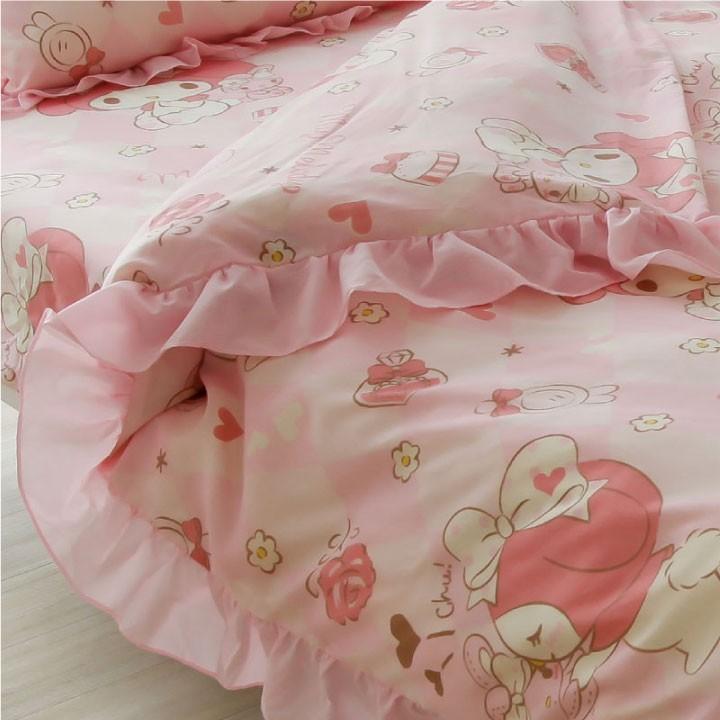 マイメロディ ボリュームフリル 枕カバー 43×63cm サンリオ Sanri 