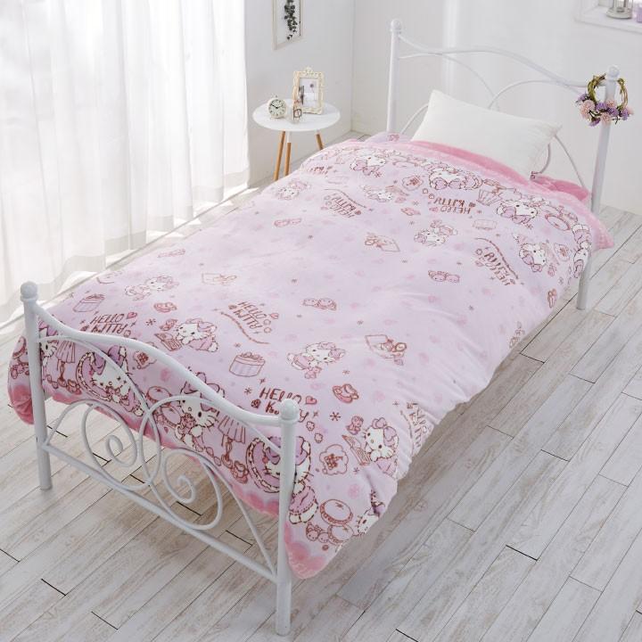 ハローキティ布団 サンリオこたつ掛け布団 キティちゃん 昭和レトロ