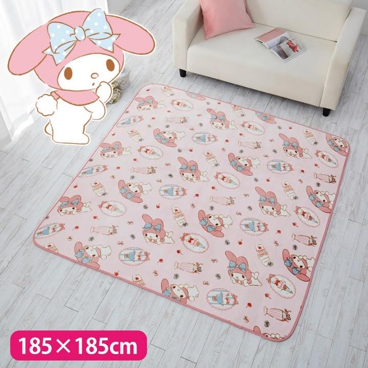 マイメロディ ラグ 2畳 185 185cmラグマット 洗える ホットカーペットカバーマイメロ キャラクターsanrio キャラ Sb 359 インテリア Angie アンジー 通販 Yahoo ショッピング