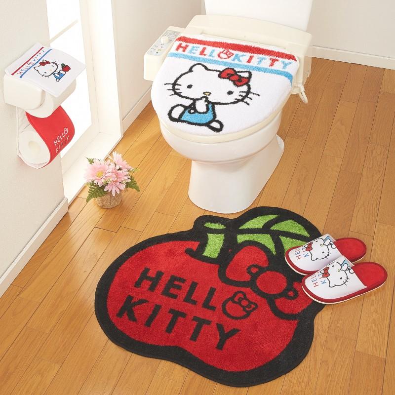 送料無料/新品 トイレタリーセット トイレマット カバー 未使用保管品