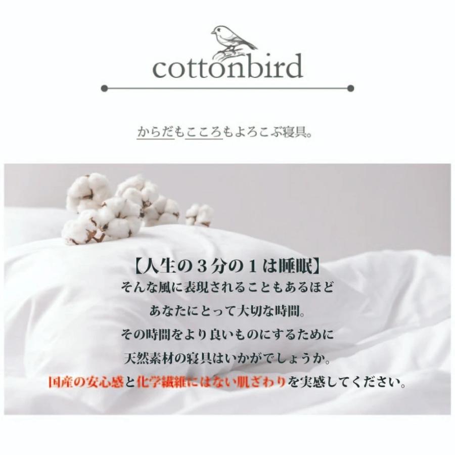 日本製 綿100％ ボックスシーツ 4人用 240&times;200&times;30cm ベッドマットレス用 ベッドシーツ 丸洗い可 cottonbird SB-504-N