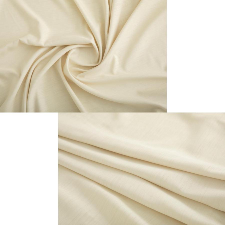 フリルドレープカーテン 3サイズ 100×135cm 2枚組 4色 非遮光 HZ-CU