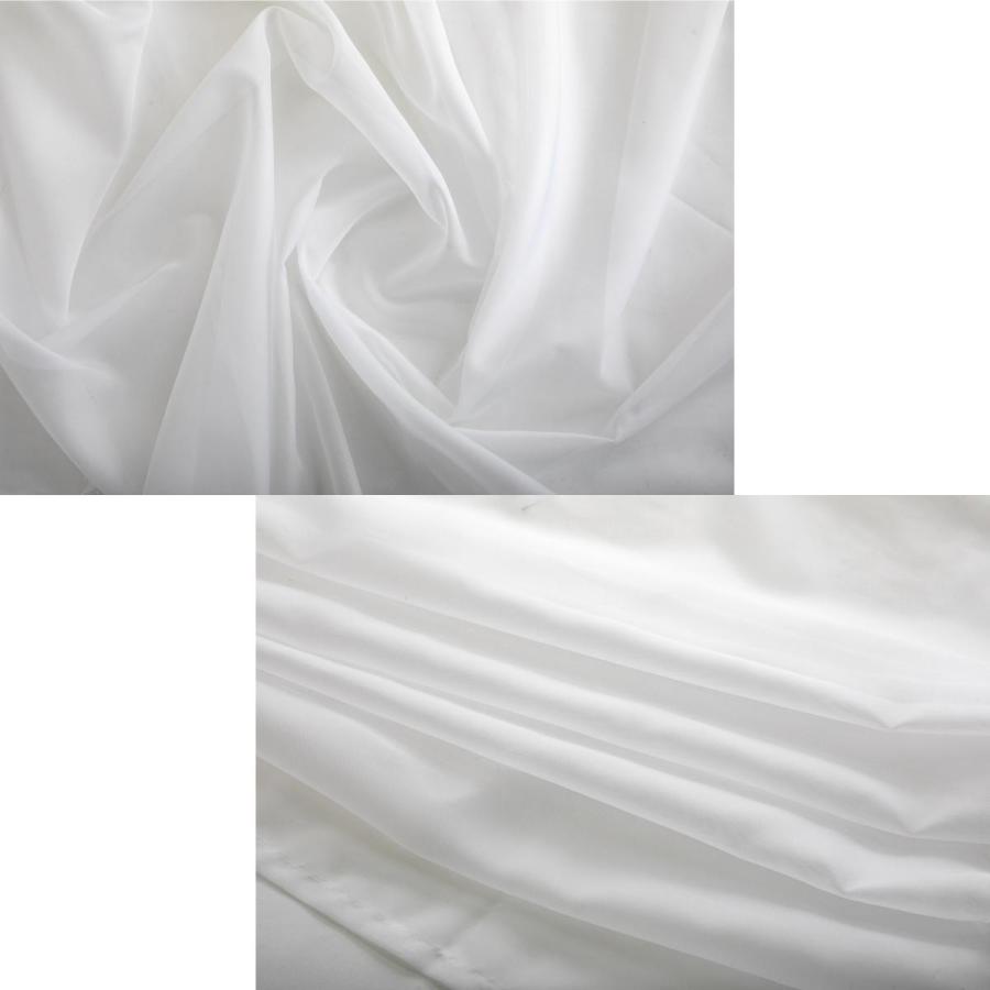フリルレースカーテン ホワイト 100×133cm 2枚組 HZ-CU-R-FRILL-N