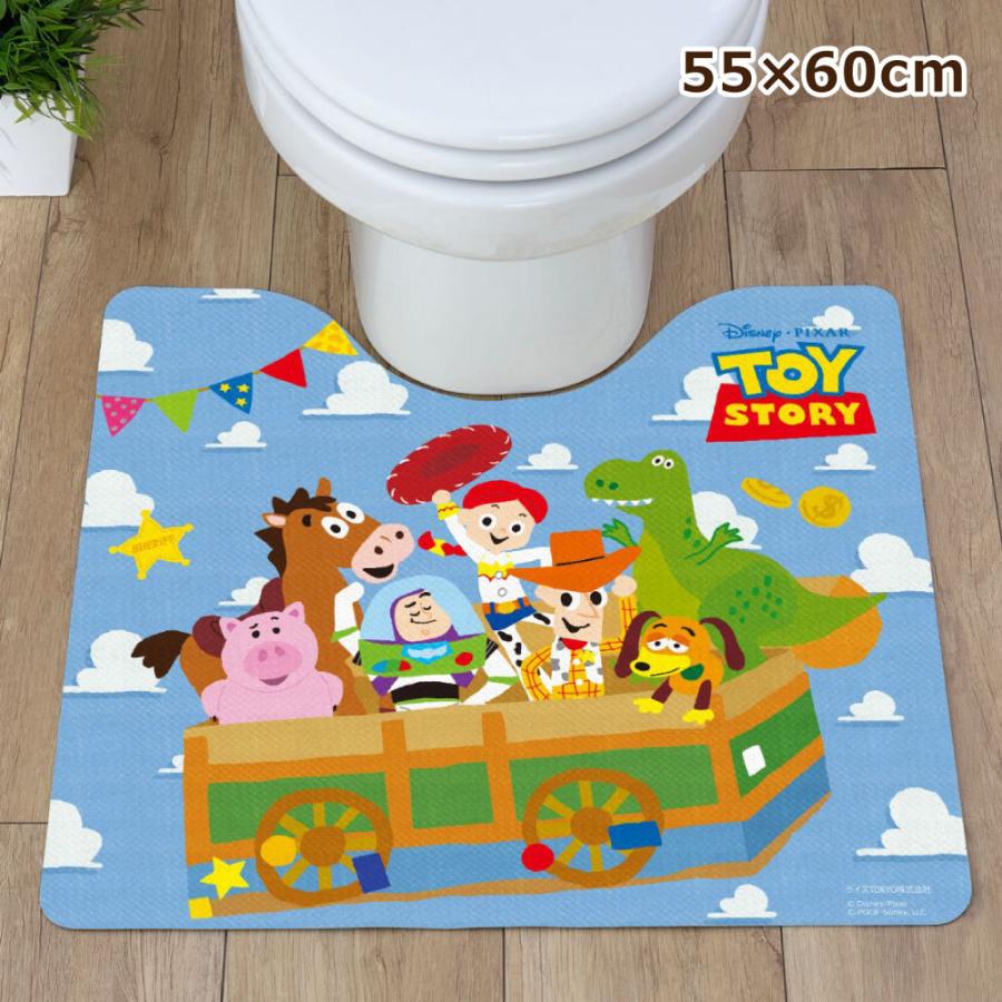 トイストーリー Pvc トイレマット ビニール製 撥水 塩ビ 抗菌 防臭 防カビ 防炎 拭くだけ クッション Disney ディズニー Sb 573 D インテリア Angie アンジー 通販 Yahoo ショッピング