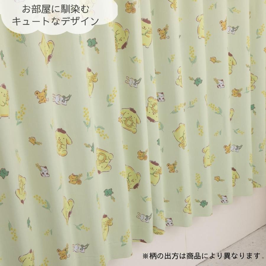 ポムポムプリン　遮熱カーテン　2枚組　100×200　　サンリオ　日本製　未使用 sanrio（サンリオ） ポムポムプリン 1級遮光・遮熱 カーテン 2枚セット