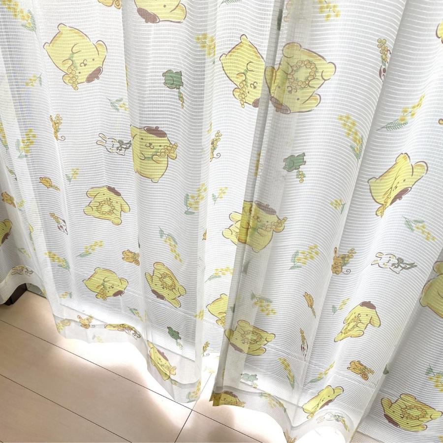 sanrio（サンリオ） ポムポムプリン 2級 遮光 遮熱 カーテン レース 4