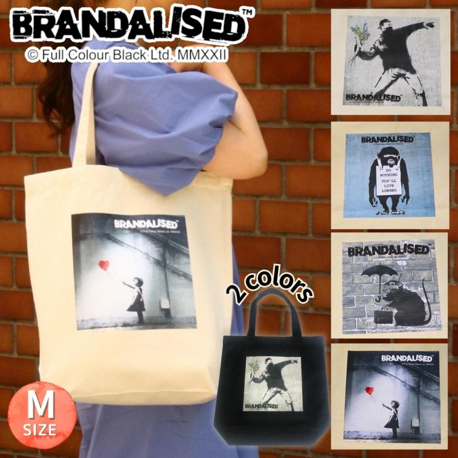 バンクシー キャンバス トートバッグ Mサイズ Banksy SA-Banksy-TB