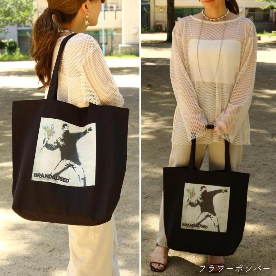 バンクシー キャンバス トートバッグ Lサイズ Banksy SA-Banksy-TB