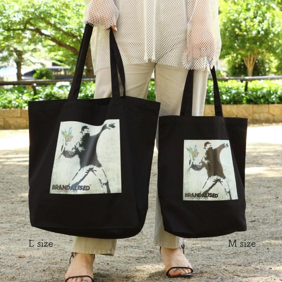 バンクシー キャンバス トートバッグ Lサイズ Banksy SA-Banksy-TB