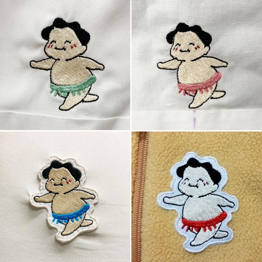お相撲ちゃん 刺繍ワッペン お相撲ちゃんプロジェクト商品 : お相撲