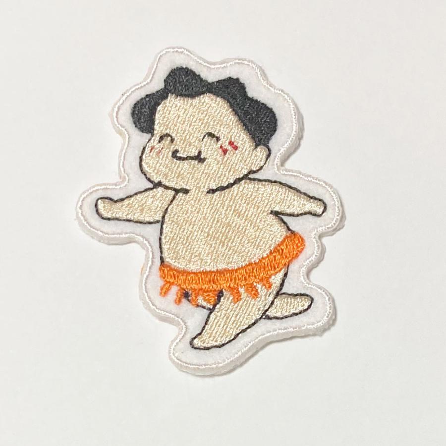 お相撲ちゃん 刺繍ワッペン お相撲ちゃんプロジェクト商品 : お相撲